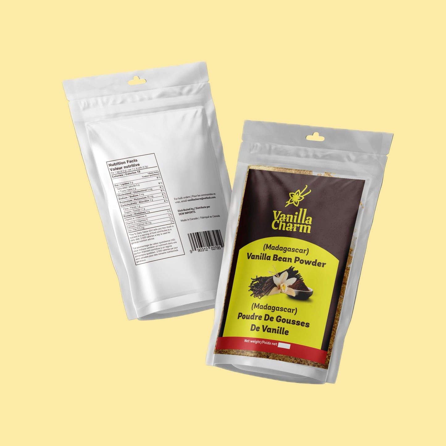 Vanilla Powder (Organic Certified Madagascar)